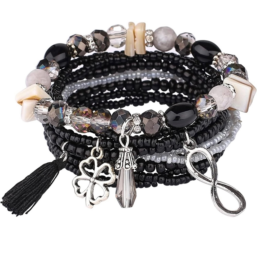 Elastic bracelet set